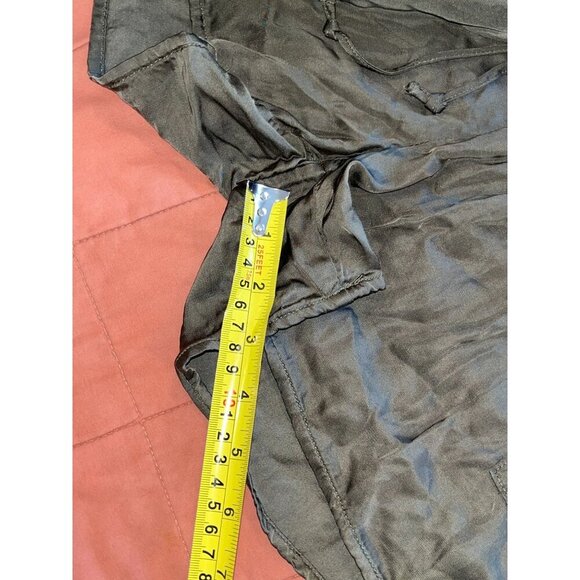 NWT AERIE XS Satin  Smocked High Waist Shorts - Picture 6 of 6